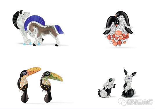 香港购物：闪烁瑰丽的动物王国！ Van Cleef & Arpels全新高级珠宝系列现身HK