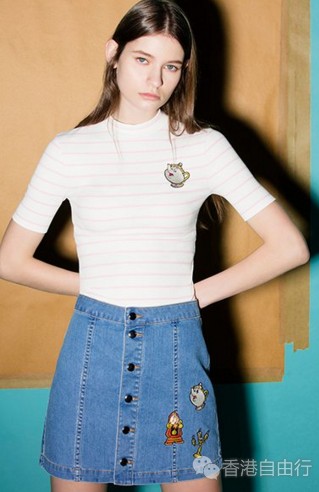 香港购物：《美女与野兽》狂热 将贝儿的甜美穿上身！b+ab与DISNEY联乘系列HK报价