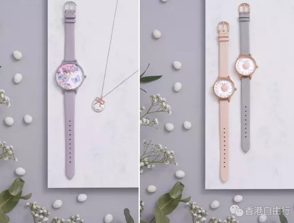 香港购物：挡也挡不住的少女心！Olivia Burton推出春季全新系列手表