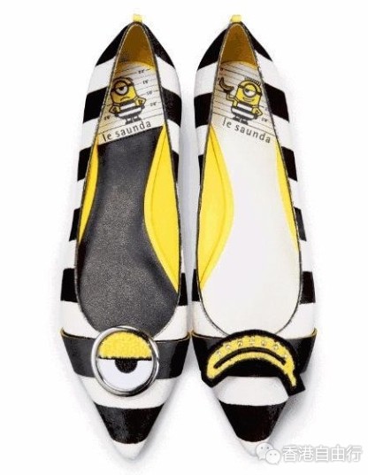 香港时尚：Le Saunda莱尔斯丹联乘「Minion小黄人」合作系列鞋款