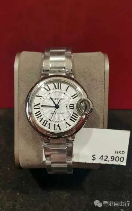 香港购物：卡地亚手表新款到货 HK实拍价格