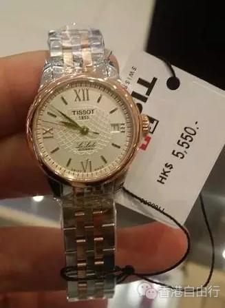 香港晒货：新款到货！实拍天梭TISSOT专柜多款手表价格
