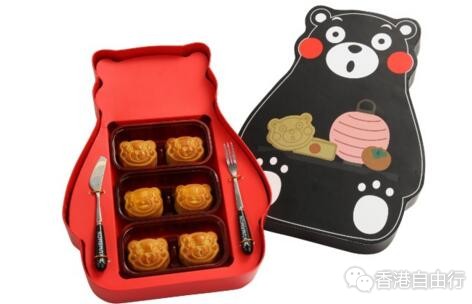 香港美食推介：熊本熊KUMAMON的粉丝看过来 KUMAMON头像中秋节月饼