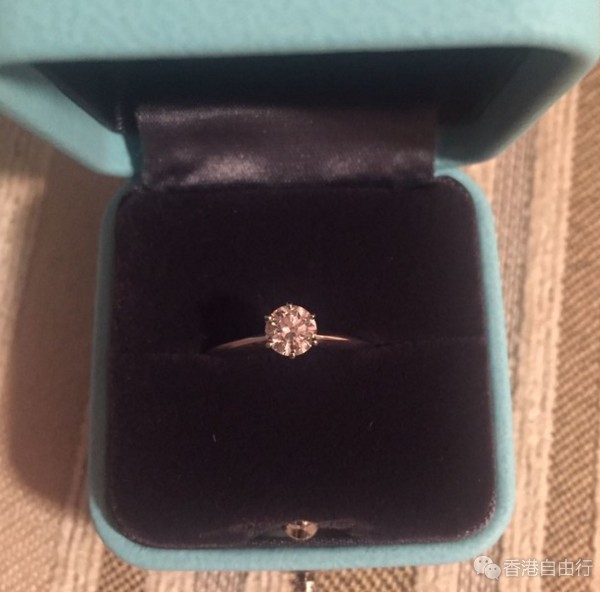 香港晒货：分享一下10.14~10.16HK之行买的Tiffany钻戒和chaumet对戒