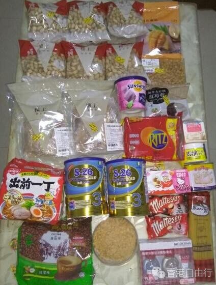 澳门晒货：澳门扫货晒单来了 楼上开心果被扫空、Bossini牛仔裤买一送一