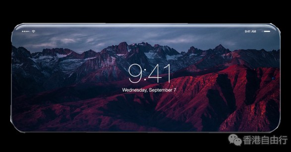100％屏占比机身可折叠操作 下一代iPhone概念图首曝