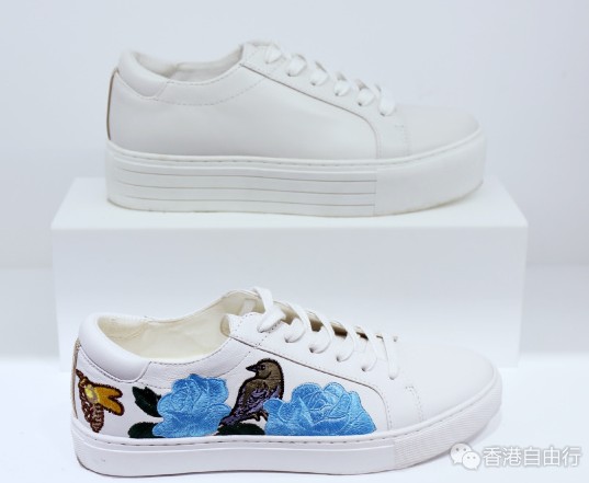 香港购物：KENNETH COLE小白鞋系列融合刺绣、亮片等元素