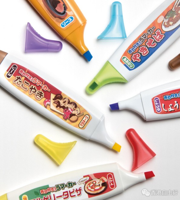 香港购物：LOG-ON推出了16款双色荧光笔