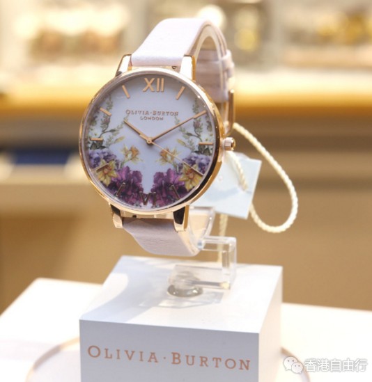 香港购物：The Unit Store OLIVIA BURTON系列女士腕表开满了梦幻碎花