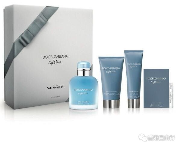 香港时尚：D&G Light Blue Intense男士淡香精套装（附价）