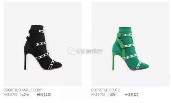 香港优惠：华伦天奴Valentino 男女鞋履包饰低至6折，柳丁鞋直降3000+（折扣款及价格）