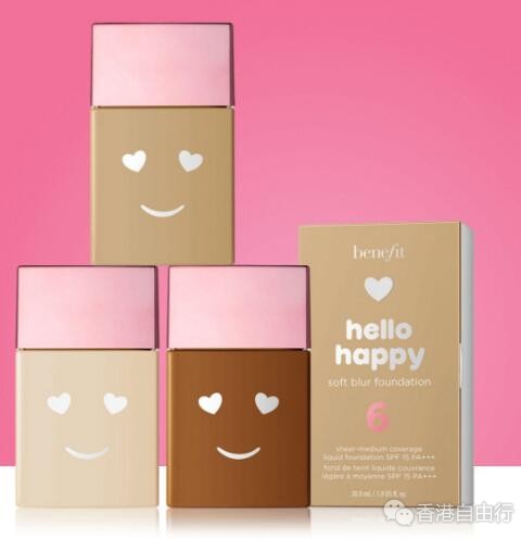 香港化妆品：Benefit贝玲妃又出新品啦！柔滑雾镜粉底液（附HK报价）