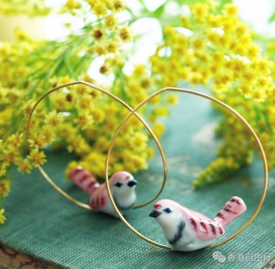 香港购物：Mushroom推出全新法国Nach动物陶瓷系列耳环