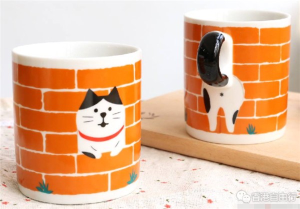 香港购物：Giveco氹人专门店推出喵星人杯子