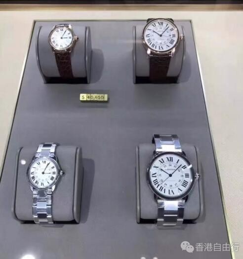 香港晒货：卡地亚手表实拍价格 七夕送好礼