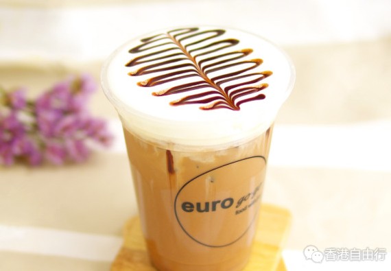 香港美食推介：euro go go推出冻朱古力泡沫奶茶
