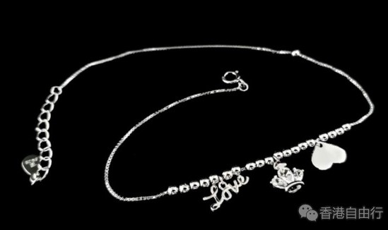 香港晒货：实拍正生多款首饰+价格（脚链、耳环、手链、颈链等）