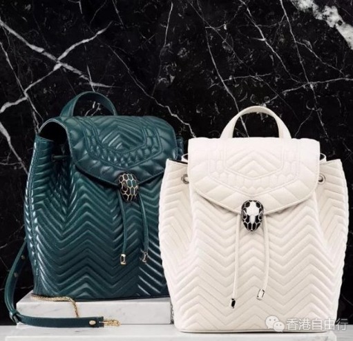 香港购物：Bvlgari宝格丽Serpenti Forever系列2018秋冬新款双肩包