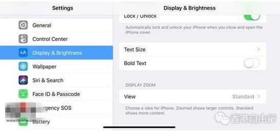 苹果iPhone XS Max保留“复古”功能：显示缩放