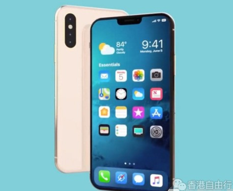 iPhone XI最新概念图：刘海变小支持5G 或配三摄相机（组图）