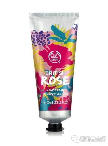 香港时尚：the body shop限量版英伦玫瑰润手霜（附报价）