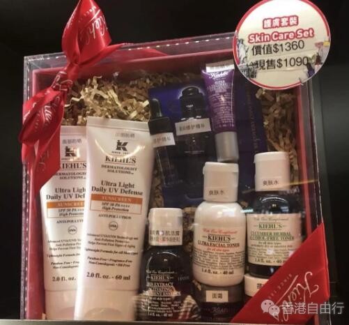 香港晒货：DFS 科颜氏推出25款超值套装！赫莲娜套装直降1200港币！买就对了～