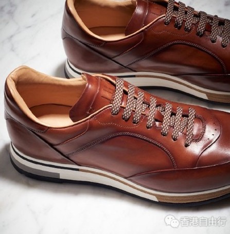 香港购物：Dunhill登喜路Duke Patina系列跑步鞋2018秋冬新款