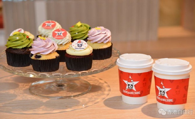 香港购物：ZADIG & VOLTAIRE圣诞期间限定咖啡店在海港城可以找到