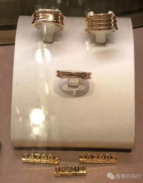 香港晒货：宝格丽 HK专柜实拍戒指款式 有价格（这些款有85折）
