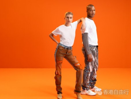 香港购物：Levi's联同美国时装设计师创制了男女装两款限量版牛仔裤