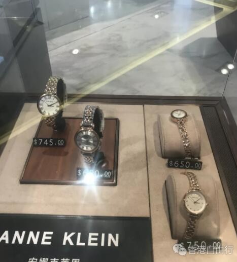香港晒货：DFS免税店 Anne Klein、阿玛尼、CALVIN KLEIN、Fossil……最火的手表价格实拍