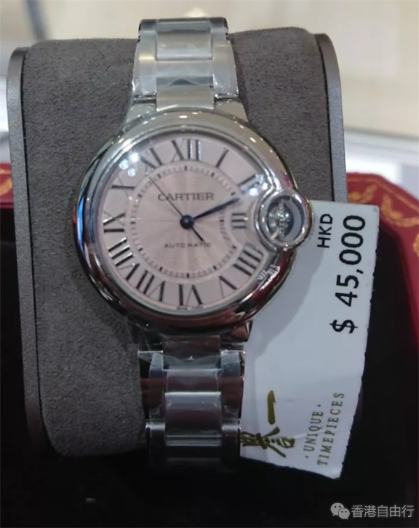 香港晒货：最新卡地亚手表HK实拍报价来啦！