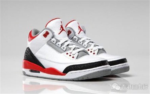 香港时尚：Air Jordan 3 人气配色「Fire Red」或将以全新双 Logo 设计呈现