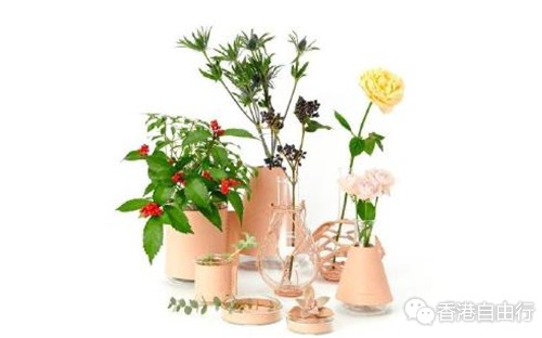 香港购物：Hender Scheme 全新皮革玻璃花瓶套装系列
