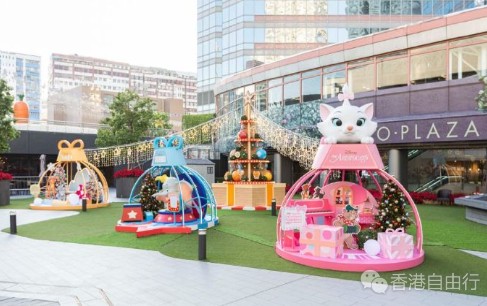 圣诞葵芳新都会广场推出「圣诞冬日童话祭」装置