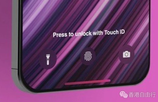 苹果增强版Touch ID 屏下指纹专利曝光，或在下部手机使用