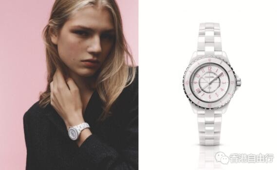 香港时尚：CHANEL J12首推粉红色 Pink Blush 限量1200只（附价）