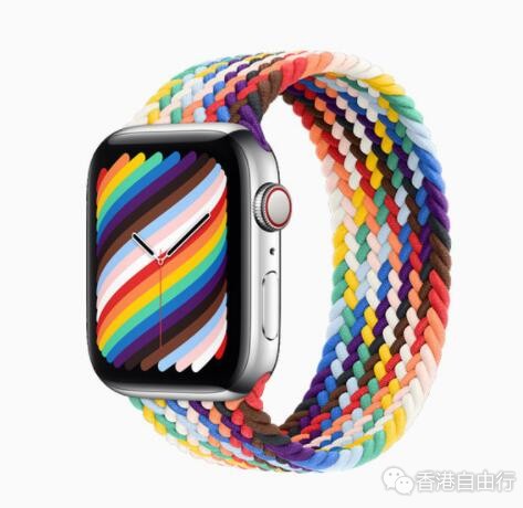 Apple Watch 2021 新款彩虹表带上线，售价 379 元起