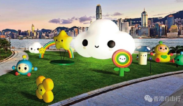 香港旅行：「巨云」现西九 太空馆变「菠萝包」