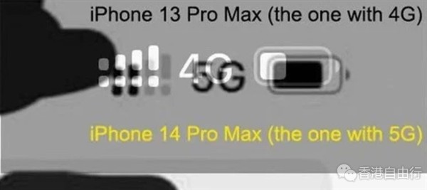 iPhone 14 Pro Max挖孔屏状态栏下移：实用面积更小了