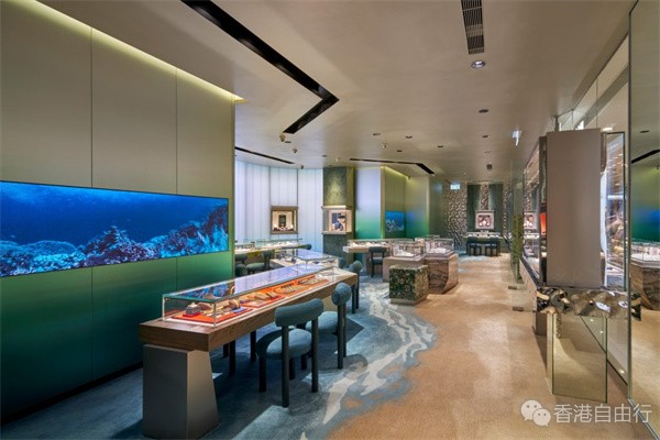 香港购物：周生生全新海洋主题珠宝概念店于海港城正式面世！