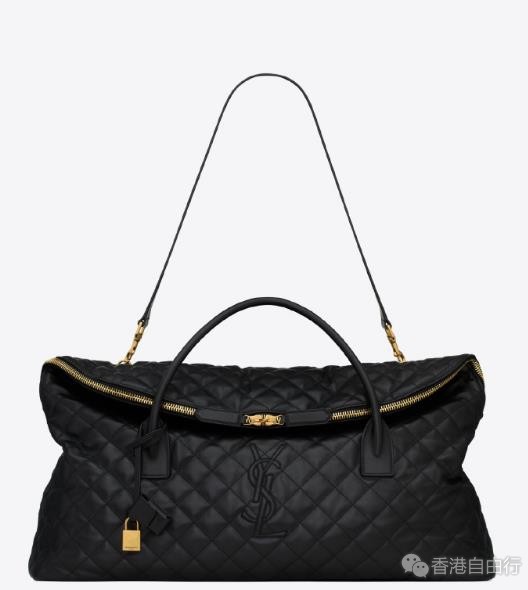香港购物：SAINTLAURENT圣罗兰 2023年春季推出全新ES GIANT绗缝皮革旅行袋