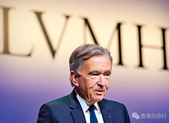福布斯全球富豪榜 LV主席阿尔诺登顶