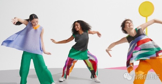 香港购物：三宅一生ISSEY_MIYAKE PATH系列的抽象印花