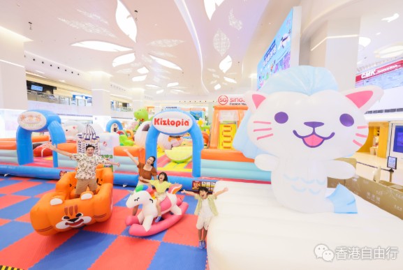 东港城「Merli & Kiztopia Frien诶s与您弹游新加坡」　挑战充气弹牀城堡6大专区