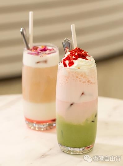 香港美食推介：Lady M新推出 士多啤梨抹茶鲜奶