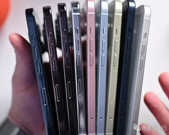 苹果机模网上曝光：iPhone 15或推9种颜色，都带灵动岛