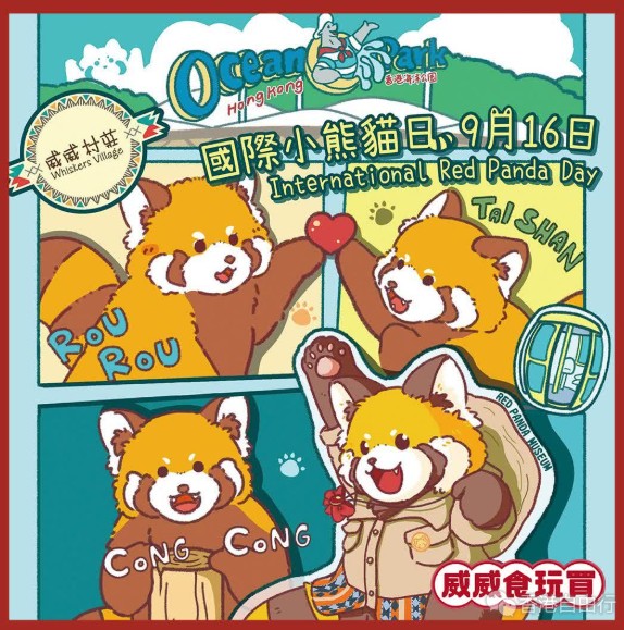 9·16国际小熊猫日　海洋公园推出免费福利