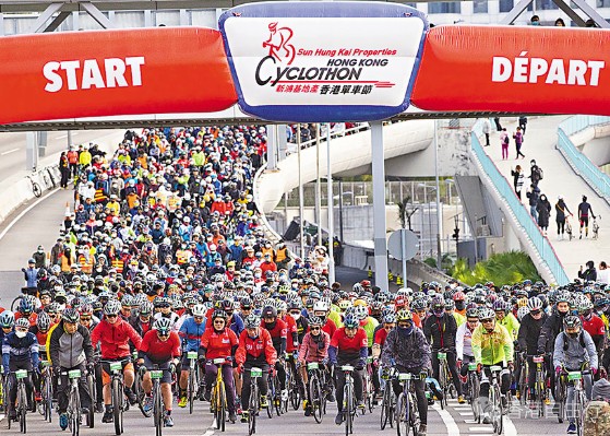 单车节周日凌晨分阶段封路　尖东当日下午5时45分前重开