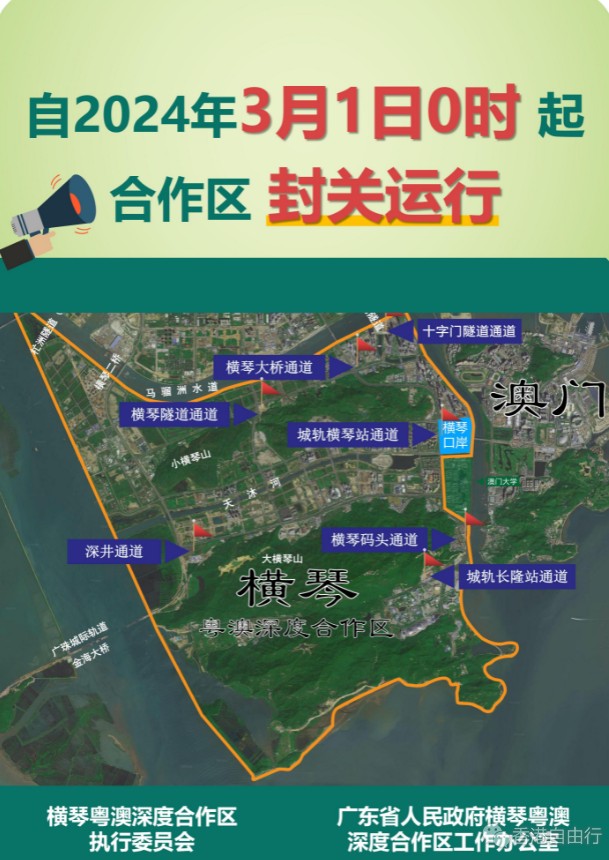 横琴全岛3月1日起封关运行　旅客购物8000元以内免税